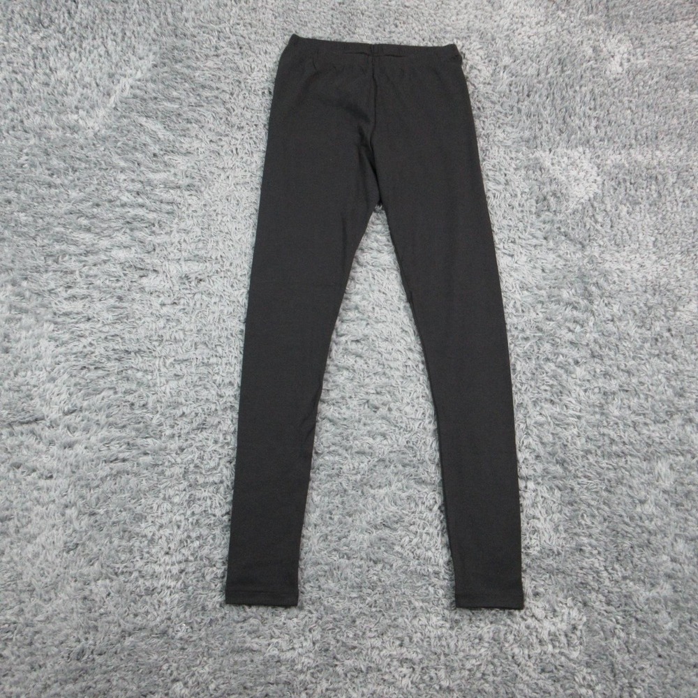 Fair Indigo Leggings Womens S Black Ankle Mid Rise 25x31* 100% Pima Cotton NWT